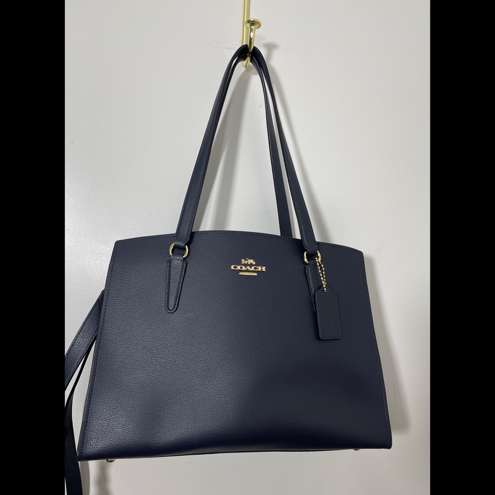 💙COACH Tatum Caryall- Blue/Oxblood NWOT💙
